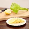 1pc Multi-Purpose Fruit & Vegetable Slicer Holder - Tomato, Lemon, Potato, Onion Cutter Stand, Kitchen Gadget for Food Contact
