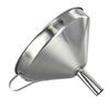 Stainless Steel Funnel With Side Handle For Kitchen Use Filling Bottles Glasses Flasks In Multiple Sizes 11 13 15cm