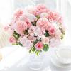 Seidenrose Chrysantheme Brautstrauß Künstliche Blumen Hochzeit Outdoor Garten Heim Zimmerdeko Kranz DIY Geschenk Accessoire Günstig