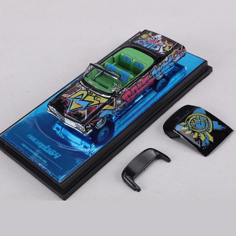 FineWorks 1:64 Chevrolet Impala Hardcover edition Open Full Door Alloy Model Car