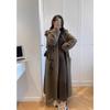 Autumn and Winter Bottoming Slim-fitting Tight-fitting Knitted Long-sleeved Dress High-end Temperament Waist Long Sweater Skirt Women