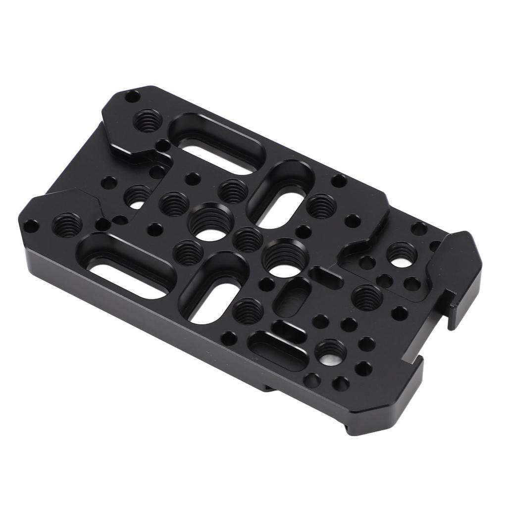 Camera Cheese Plate Aluminum Multipurpose Switching Plate Camera Easy Plate with 1 4 3 8 Inch Threads Cold Shoe Mount