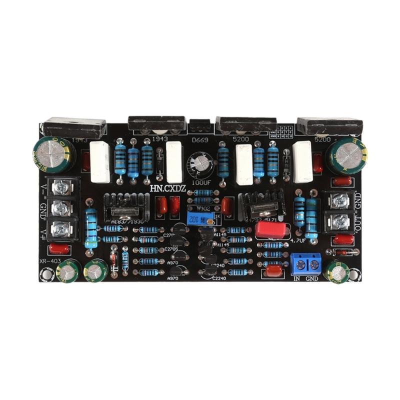 Professional 200W Amplifier Board, 1943+5200 Module for Speaker Subwoofer System