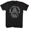 Jaws 70's Thriller Movie Don't Go In The Water Arched Text Men's T Shirt