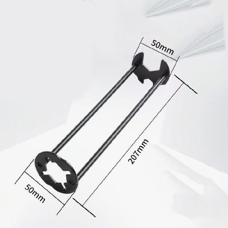 Small 200mm Sink Installer Tool with Multiple Angles Head Strong 2pc Plumbing Tool Fit Most Standard Pipe Connection