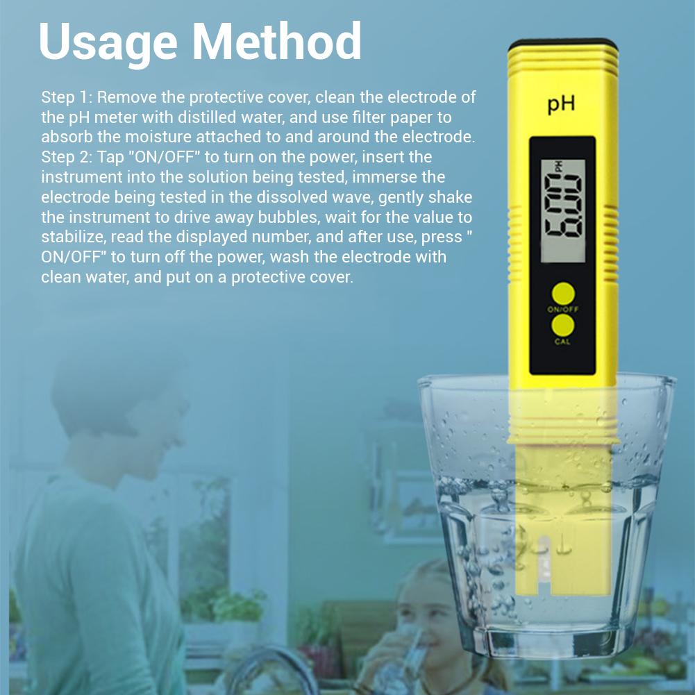 Portable Digital PH Meter Water 0 01 High Accuracy Water Quality Tester