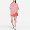 Nike Logo Letter Print Loose Round Neck Short Sleeve T-Shirt Women Tops Peach DX7919-611