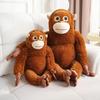 Orangutan Internet Celebrity Plush Toy: Poseable Monkey Simulation Doll