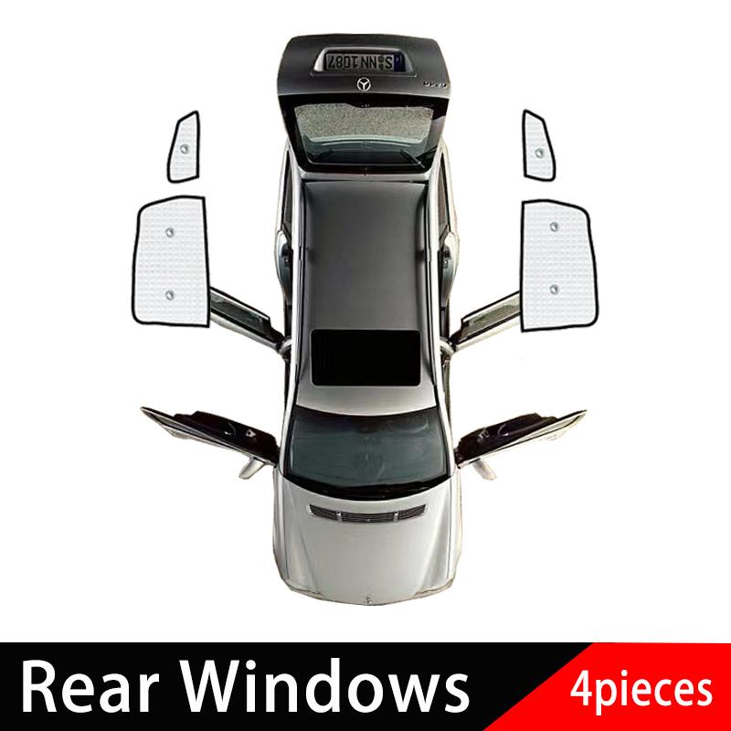 

Для Volkswagen VW POLO MK4 2002~2008 Vivo 9N 9N3 Автомобильные Козырьки на Окна Защита от Солнца Анти-УФ Накладки Аксессуары Rear Windows