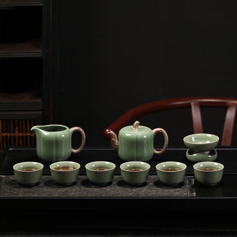 Longquan Official Kiln Tea Set