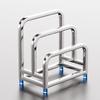 LETSFIND Double Slot Pot Lid & Chopping Board Rack