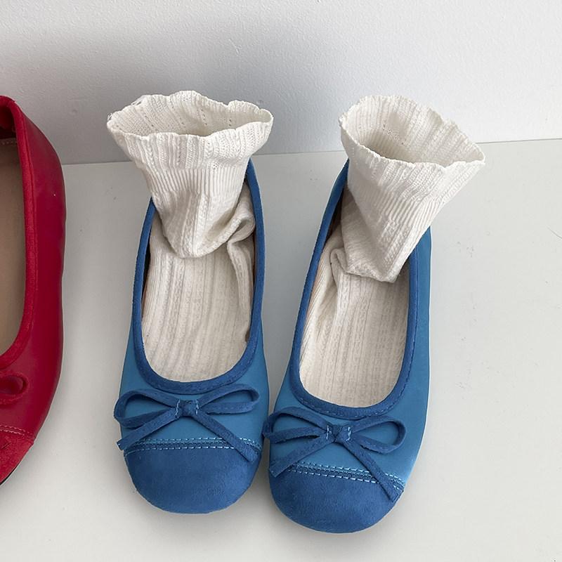 Women Ballet Internal Elevation Shoes Shallow Slip On Shoes Eelgant Dress Ladies Mary Jane Shoes Spring Concise Zapatos De Mujer