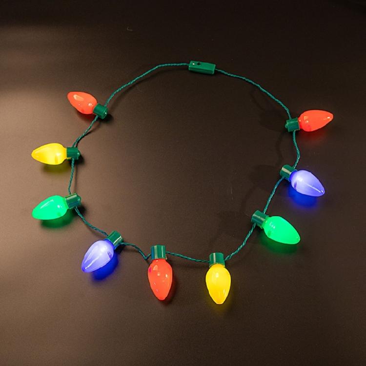 Light Up Holiday Necklace Christmas Necklaces, Mesmerizing Party Accessory