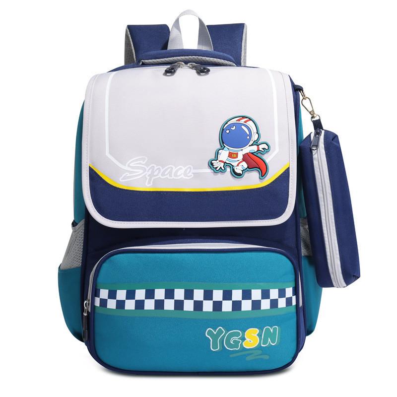 

Stylish And Spacious New Model Elementary School Backpack For Kids With Pencil Case сірий колір