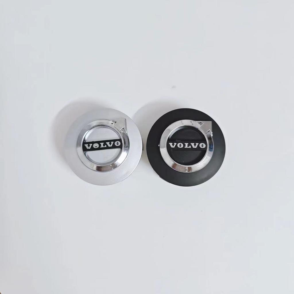 4 PIEZAS 62 mm/64 mm es aplicable a Volvo V70S40XC90S60LS70XC60V40V50 Logo de Volvo para la tapa central de la tapa de buje de rueda de automóvil.