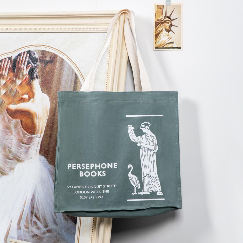 Damen Grau Canvas Umhängetasche Persephone Print Tägliche Einkaufstaschen Studenten Buch Tasche Baumwollstoff Handtaschen Große Tragetasche Für Mädchen
