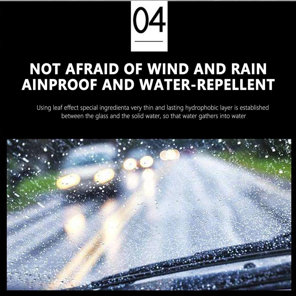 Windshield Coating 100ml Rainproof Spray Windshield Cleaner Anti Fog Agent for Vehicle Home Swimming Goggles Windscreen Mirror