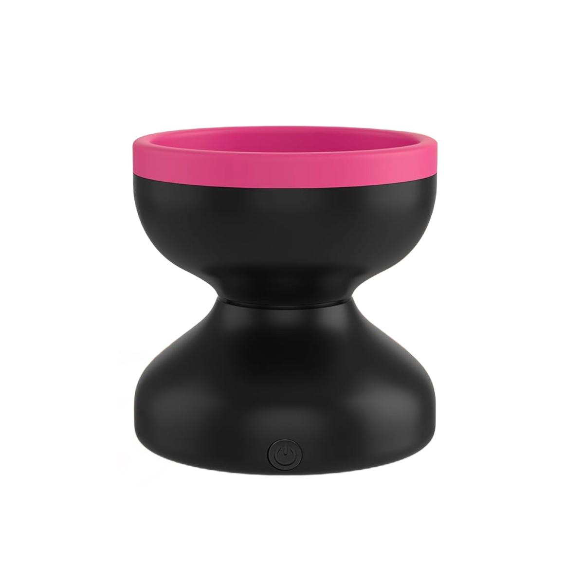 

Электрический очиститель для кистей для макияжа с питанием от USB, силиконовый коврик для чистки косметических кистей, портативная автоматическая машина для чистки косметических кистей, моющие средства чёрный/розовый