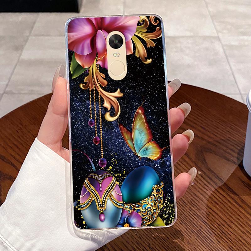 Casing For Xiaomi Redmi Note 4 Note 4x Capa Coque Clear Silicone Jelly Soft TPU Back Cover Cute Rabbit Cat Dinasaur Phone Case