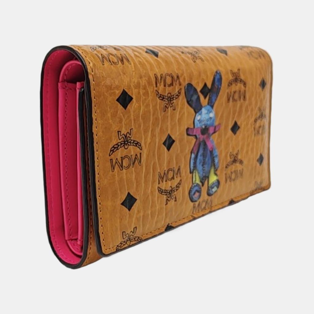 [Pre-Owned] Small Coated Canvas Monogram Card Holder In Cognac Color With Gold Hardware - Very Good #1EW5A2K