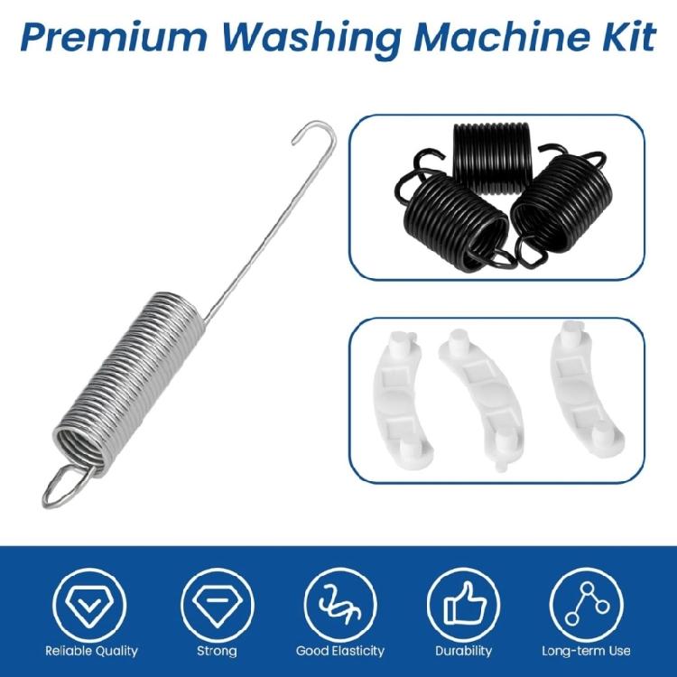 Washing Machine Shock Absorption Spring Kit Replacement Spin Noise Easy Installation WP63907 Springs For Home Use