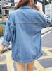 Women's Spring and Autumn Long Sleeve Denim Jacket