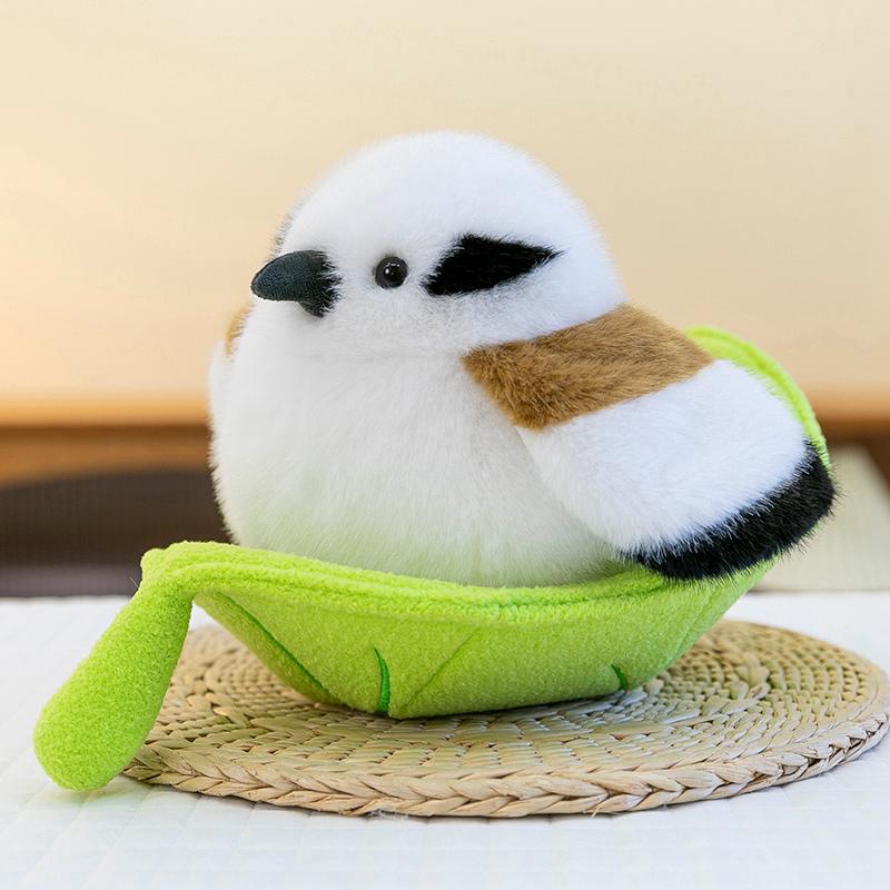 Creative Lifelike Bird Nest Tree House Plush Doll Bird And Nest or Leaf Combination Plush Toy Birthday  Gift For Boy Girls Decor