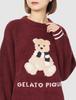 Gelato Pique Powder Motif JQD Pullover PWNT215040 Red F Women's