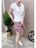 2026 Women's High Waist Slimming Cargo Shorts - Summer Style, Versatile, Elastic, Casual Hot Pants