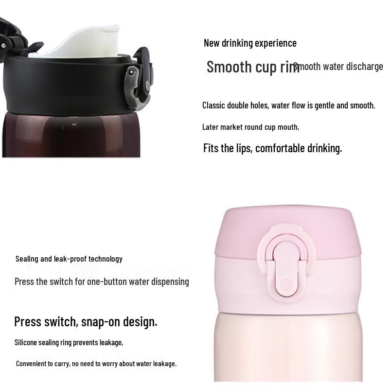 Thermos Kaffee Series One-Touch Insulated Water Bottle