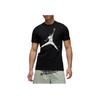 Jordan Flight MVP Letter Number Character Pattern Round Neck Casual Comfortable Short Sleeve T-Shirt Men T-Shirt Black FN5990-010