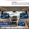 14 Inch Rotating Rotatable Headrest  Ram 8Gb+128Gb Wifi Usb/Sd 3G/4G Bt  Av Aux