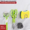 New Kitchen Sponges Racks Self Adhesive Sink Sponges Drain Drying Rack Holders Kitchen Sink Accessories Stainless Steel