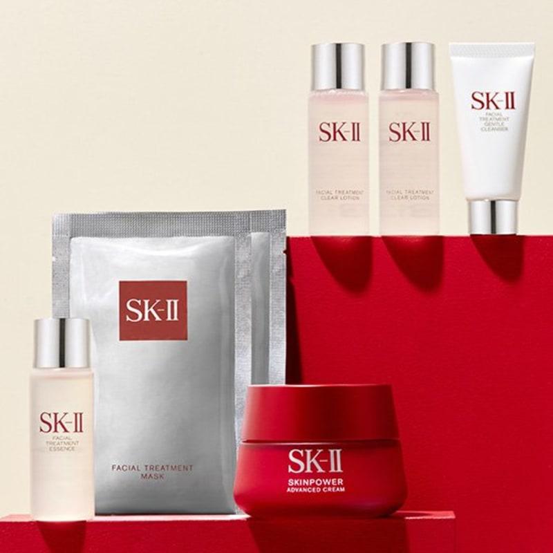

[SK-II] Skin Power Advanced Cream 80г (Эссенция 30 мл + Прозрачный лосьон 30 мл 2 шт. + Маска-патч 2 шт. + Очищающее средство 20 г дополнительный подарок)