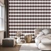 Harlequin Diamonds Wallpaper Light Gray and White 50x1000