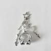 Portachiavi Creativi Cuffiette Piccole Colore Argento Portachiavi Cuffiette Ciondolo Carino per Cellulare per Donna