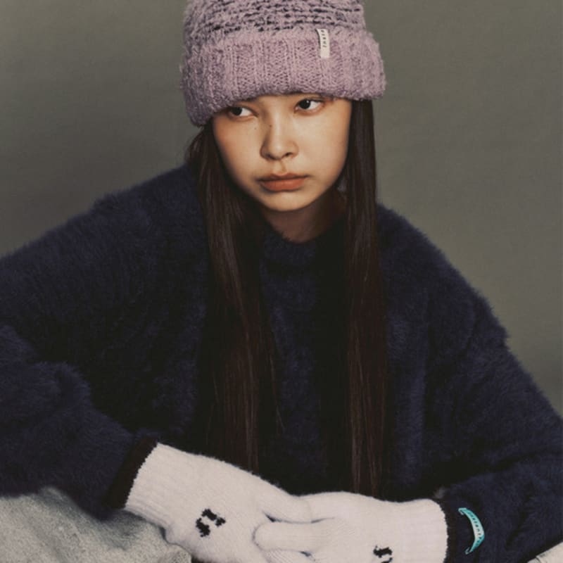 

Шапка бини с начесом INSTANTFUNK PURPLE_Free