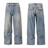 RogueWave Y2k Streetwear Vintage Pantalones Hombre Trees Camouflage Jeans Cargos for Men Patchwork Straight Baggy Casual Denim Trousers