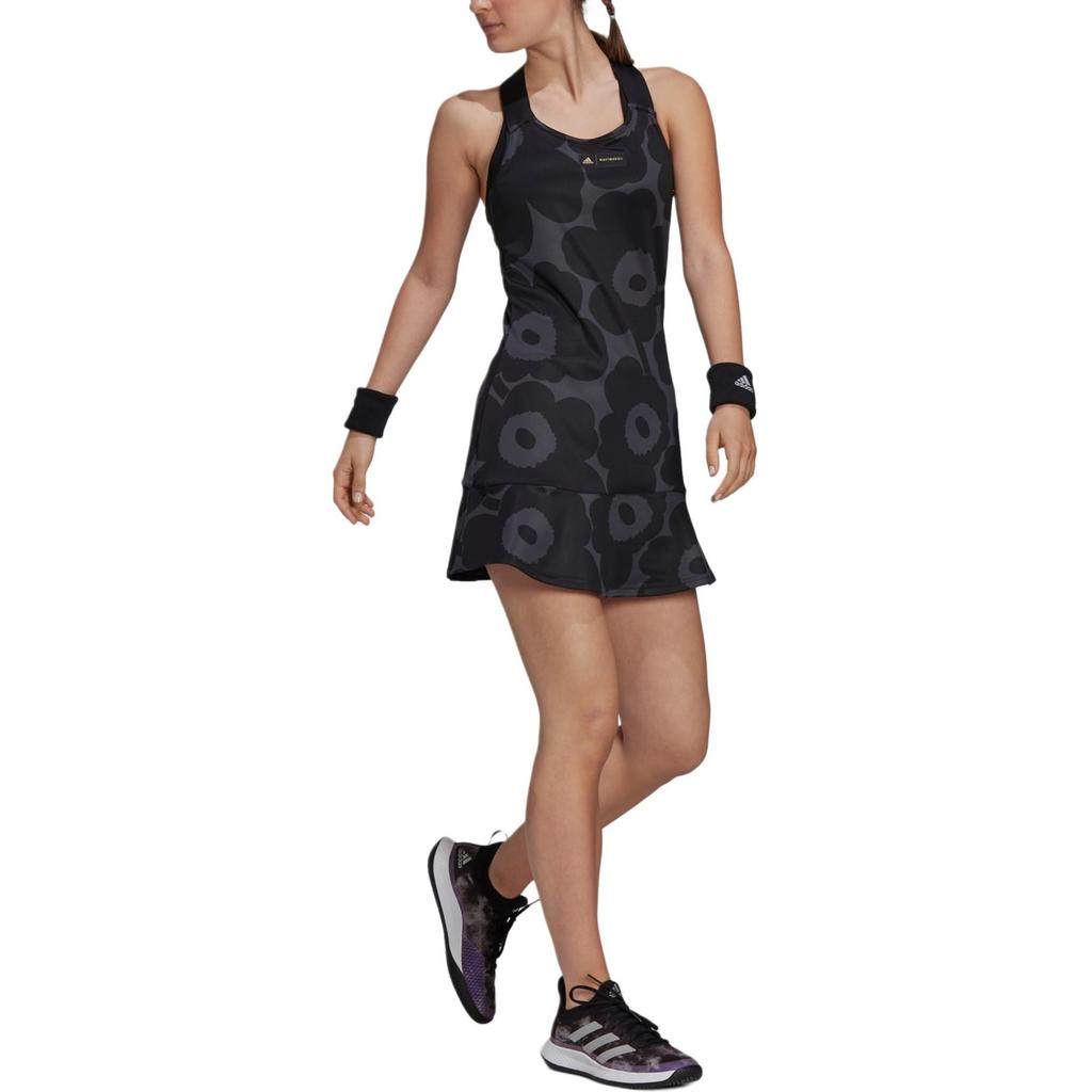 adidas X Marimekko Sleeveless Dresses Women's Black Moderate Extra Short GT6003