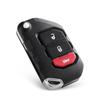 2 / 3 / 4 Buttons Flip Folding Remote Car Key Shell Case For Jeep Wrangler Gladiator   Auto Smart Keys Fob