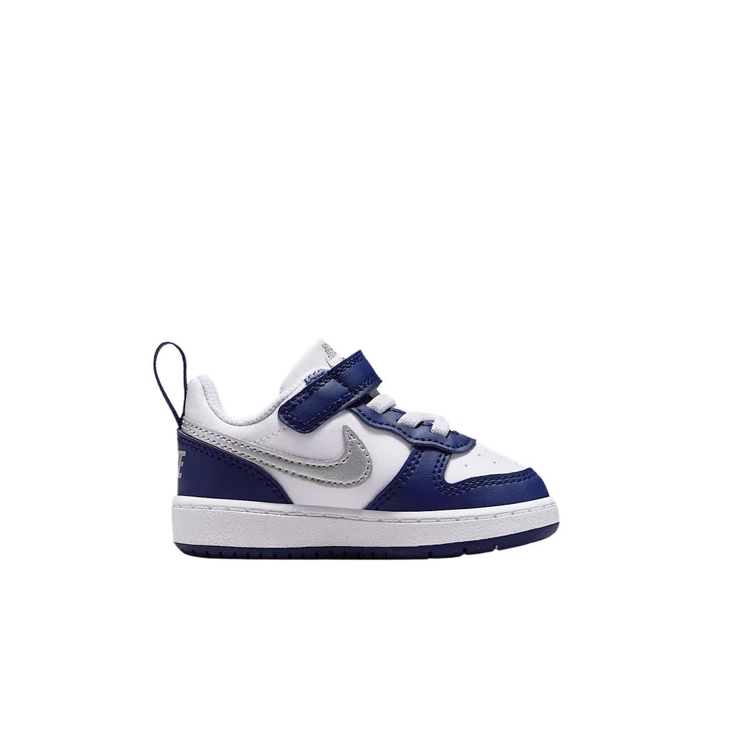 Nike Court Borough Low Recraft TD White Metallic Silver Baby Sneakers DV5458-135