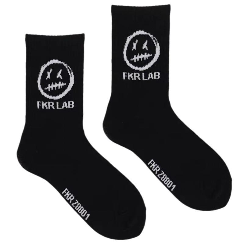 Tide Mid-Calf Socks for Men & Women - Summer/Autumn Trend, Korean Hip Hop, Skateboard, Basketball, Street Style Sports Socks