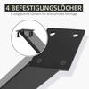 2 Pieces Steel Table Legs Table Feet for Dining Table Desk Coffee Table Table Frame in X-Shape Black 72cm