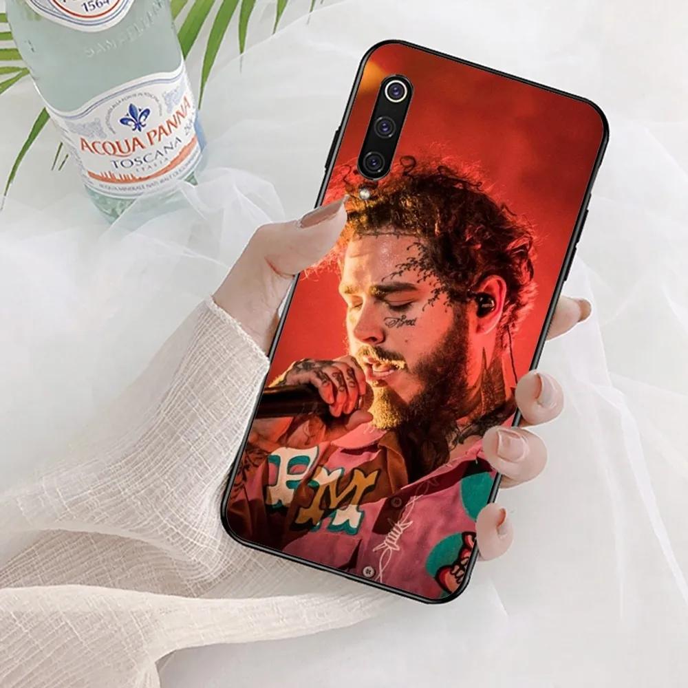 Post M-Malone Sänger Handyhülle Für Xiaomi Mi 5X 8 9 10 11 12 lite pro 10T PocoX3pro PocoM3 Note 10 pro lite