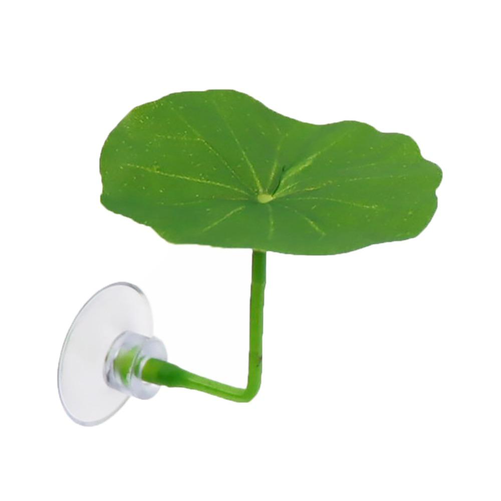 Vantuzlu Betta Balığı Dinlenme Yaprağı Plastik Kurbağa Platformu Yaşam Alanı Balık Yumurtlama Süs Bitkisi