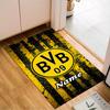 Vlastní jméno BVB Fan Gear Koberec Herní Koberec, Podložka na Podlahu do Ložnice Obývacího Pokoj Vstupní Koberec, Nápad na Domácí Dekoraci Dárek k Vánocům Narozeninám
