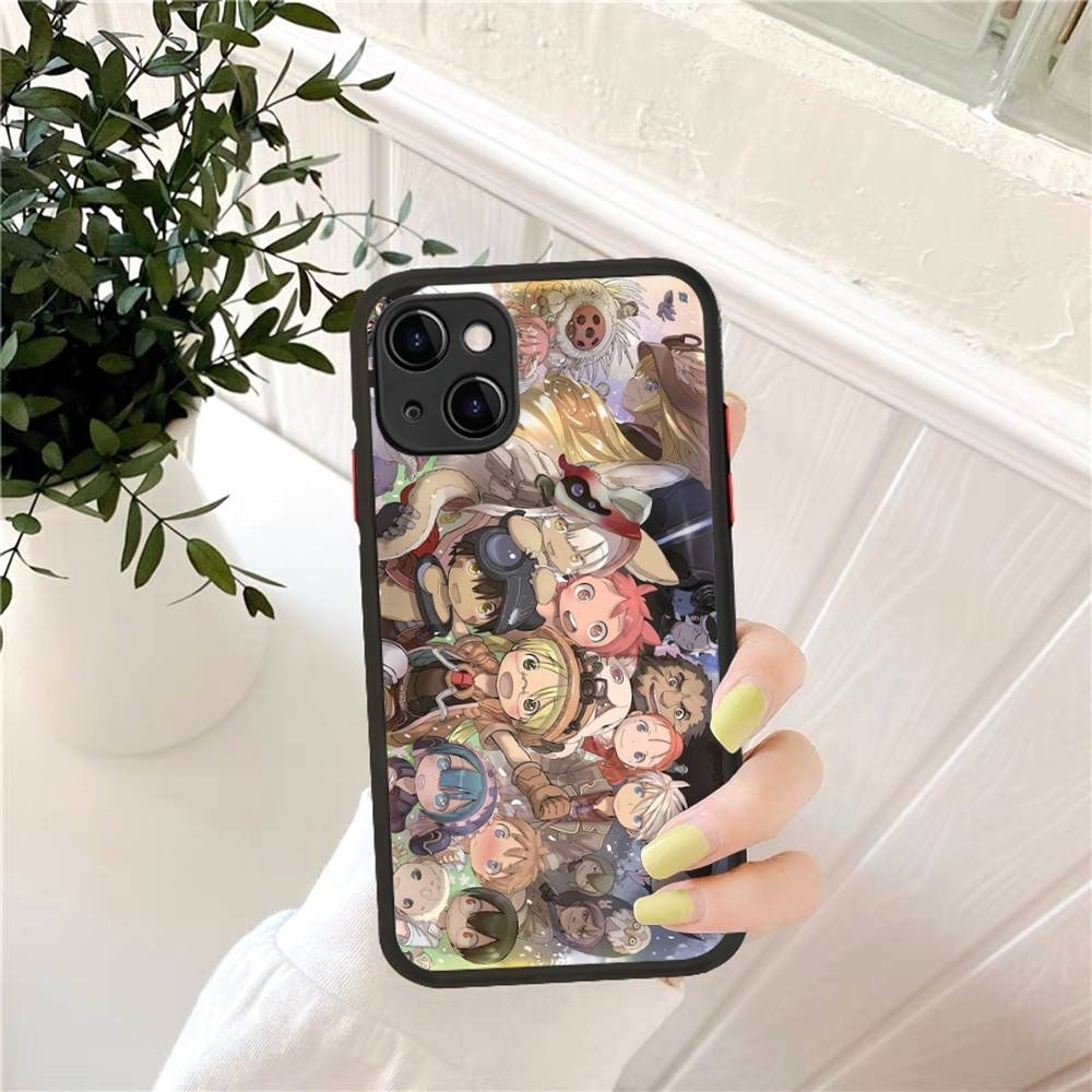 Made in Abyss Anime Phone Case for iPhone 14 11 12 13 Mini Pro Max 8 7 Plus X XR XS MAX Translucent Matte Cover