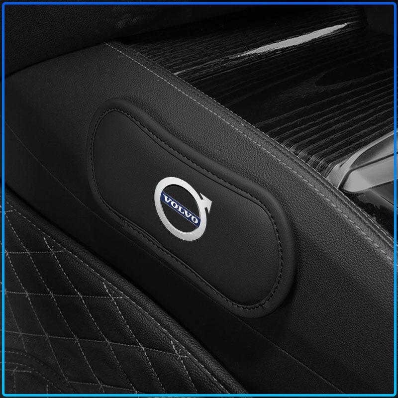 For Volvo XC90 XC60 XC40 V40 V50 V60 S40 S50 S60 S70 S80 S90 240 C70 FN Vnl Truck 1Pcs Car Interior Leg Knee Rest Pads Leather Cushion Car Caps