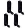 4Pcs Retractable Wall Hooks for Bathroom & Closet Space Saving Folding Hooks Functional & Stylish Hook for Keys & Hats
