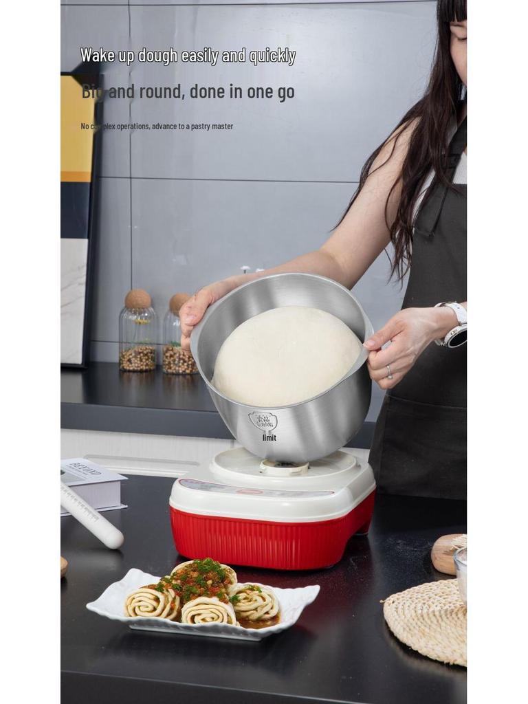 Automatic Electric Dough Mixer: Multifunctional Kneading, Beating & Fermentation Tool for Home Chefs